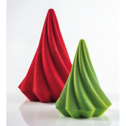 PAVONI MINI TWIRL, csavart polikarbonát csokoládé forma, 11,2x15 cm