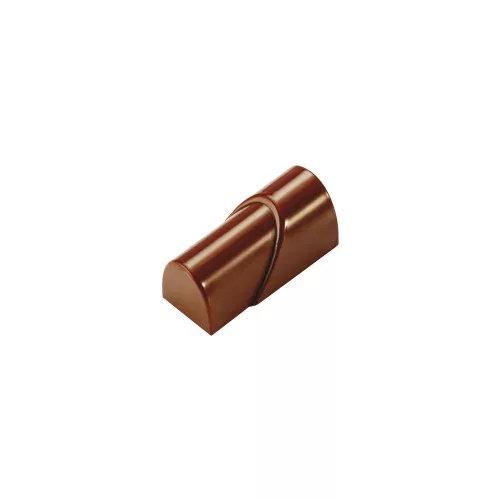 PAVONI bon-bon forma, polikarbonát, rúzs, 17×37×17mm, 21 db/lap