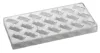 PAVONI bon-bon forma, polikarbonát, rúzs, 17×37×17mm, 21 db/lap