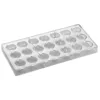 PAVONI INNOVATION PC08, polikarbonát bonbon forma, 21 db, 3x1,8 cm