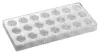 PAVONI bon-bon forma, polikarbonát, rombusz, 33×27×17mm, 21 db/lap