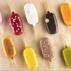 PAVONI CAPRI, szilikon jégkrém forma, 3 db + 50 db pálcika, 4,9x9,3 cm