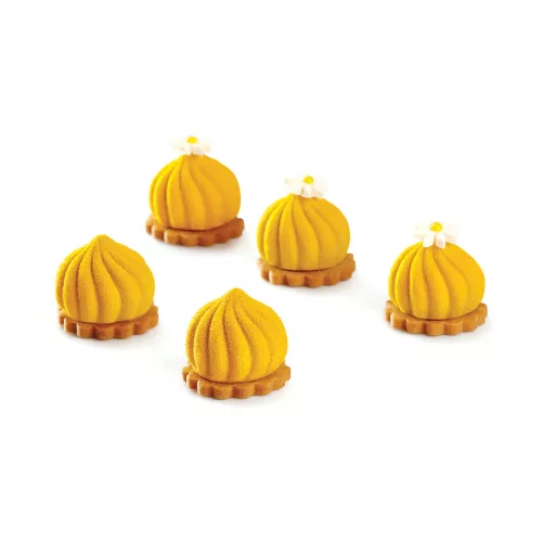 PAVONI Mini Delice szilikon desszert forma, mignon, 30 db, 18ml, 300×400mm lap