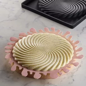 Pavoni Twirl szilikon tortadíszítő forma, Ø160mm