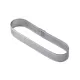 PAVONI TART RING, hosszúkás perforált tart forma, rozsdamentes acél, 12,5x3x2 cm