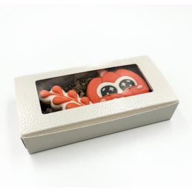 Mézeskalács doboz, ablakos, 160×80×30 mm - csomag