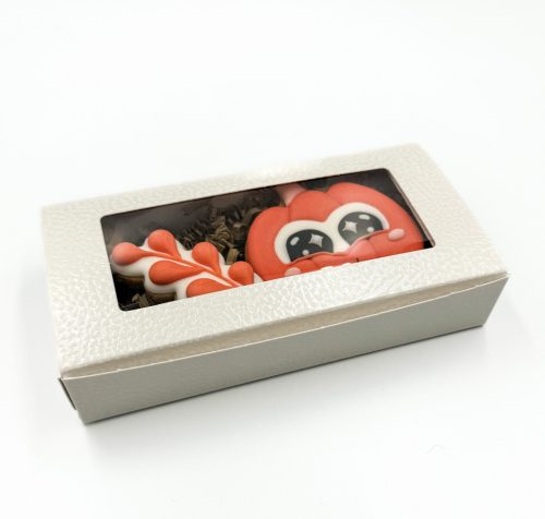 Mézeskalács doboz, ablakos, 160×80×30 mm - csomag