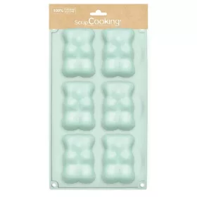 Scrapcooking 3D maci forma, szilikon, 30,2x17,6cm

