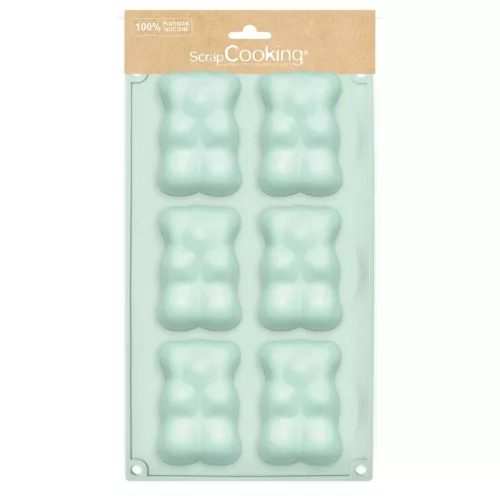 Scrapcooking 3D maci forma, szilikon, 30,2x17,6cm

