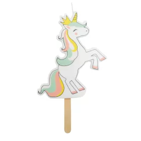 Scrapcooking gyertya, XXL, UNIKORNIS, 14,5cm