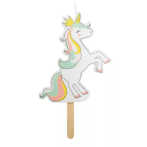 Scrapcooking gyertya, XXL, UNIKORNIS, 14,5cm