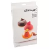 SILIKOMART szilikon forma, félgömb, Ø70 h35 mm, 90 ml, 6 db/lap