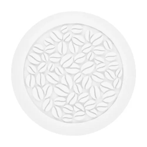 Silikomart tuile, dekor forma, szilikon, Coffee, 180×1,5 mm