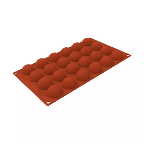 SILIKOMART szilikon forma, félgömb, Ø35 h20 mm, 13 ml, 24 db/lap