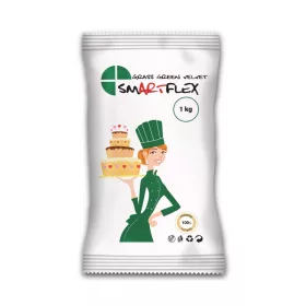 Smartflex fondant massza (tortaburkoló), FŰZÖLD, vanília, 1kg