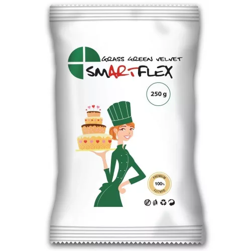 Smartflex Velvet fondant massza, vanília, FŰZÖLD, 250g
