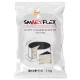 Smartflex Soft, puha, fondant massza, vanília, FEKETE, 1kg
