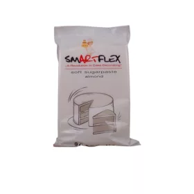 Smartflex Soft, puha, fondant massza, vanília, FEHÉR, 1kg