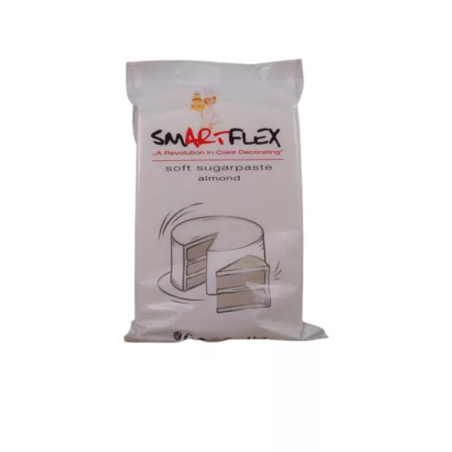 Smartflex Soft, puha, fondant massza, vanília, FEHÉR, 1kg