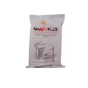 Smartflex Soft, puha, fondant massza, mandula, FEHÉR, 1kg