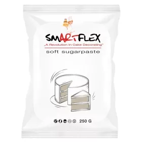 Smartflex Soft, puha, fondant massza, vanília, FEHÉR, 250g