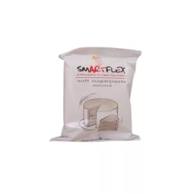 Smartflex Soft, puha, fondant massza, mandula, FEHÉR, 250g