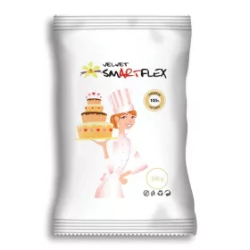 Smartflex fondant massza (tortaburkoló), FEHÉR, vanília, 250g