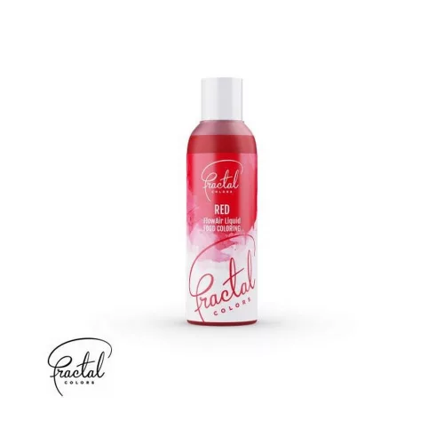 Fractal Folyékony Ételfesték Szórópisztolyhoz - Piros, 100g