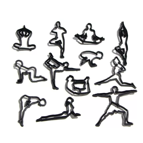 Sziluett kiszúró szett-jóga