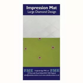 PME mintázó lap, nagyméretű gyémánt, 15×30 cm