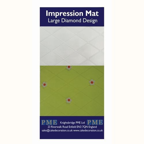 PME mintázó lap, nagyméretű gyémánt, 15×30 cm