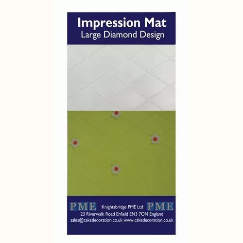 PME mintázó lap, nagyméretű gyémánt, 15×30 cm