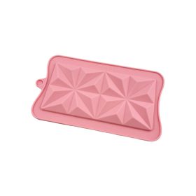   Bonbon forma, szilikon, csillagmintás táblacsokoládé,10×17,5 cm