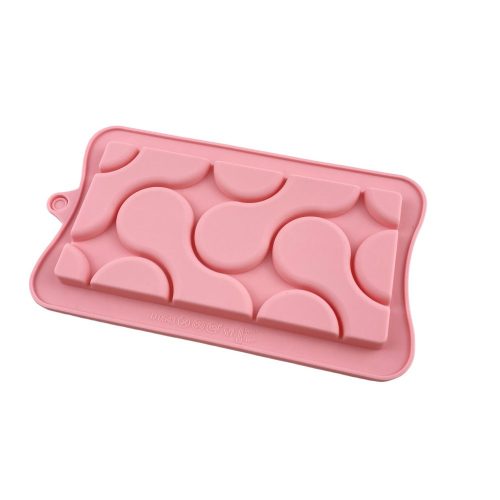 Bonbon forma, szilikon, foltmintás táblacsokoládé,10×17,5 cm