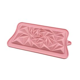   Bonbon forma, szilikon, gyémántmintás táblacsokoládé,10×17,5 cm