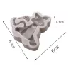 Cica fondant forma, szilikon, 6,4×6 cm