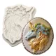Unikornis fondant forma, szilikon, 12×8,5 cm