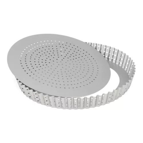 Patisse perforált piteforma, kör, fém, 28 cm
