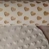 Szívmintás nyújtófa, fa, 34,8  cm