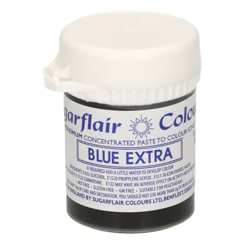 Sugarflair Max koncentrált paszta, extra kék, 42g