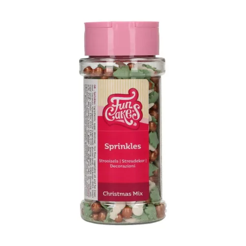 FunCakes szórógyöngy, Karácsonyi mix, 55g