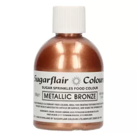 Sugarflair ehető csillámpor cukorból, bronz, 100g