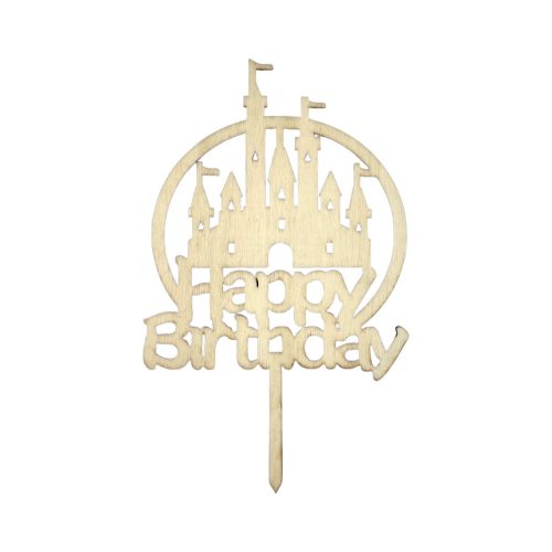 Torta beszúró, topper - Happy Birthday (Walt Disney)