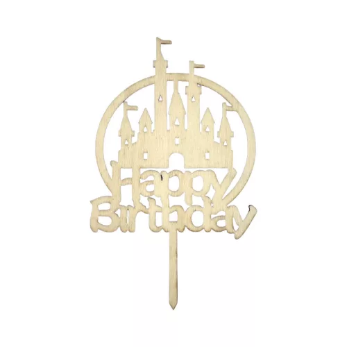 Torta beszúró, topper - Happy Birthday (Walt Disney)