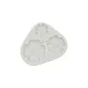 Lóhere fondant forma, szilikon, 9,0×7,5 cm - borostyánlevél