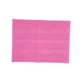 Szilikon csipkeforma, levelek, 38,5×28,5 cm