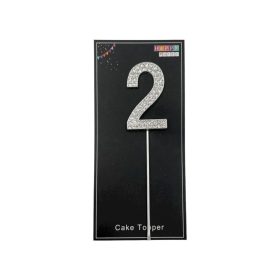 Swarovski szám tortadísz - 2