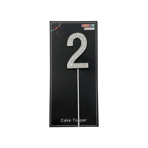 Swarovski szám tortadísz - 2