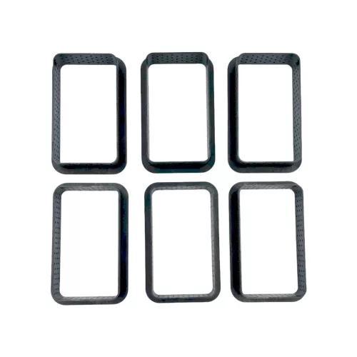 Mini tarte forma, téglalap, 6db-os