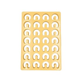   Tészta kiszúró rács, patkó alakú aprósütemény, műanyag, 24×33 cm